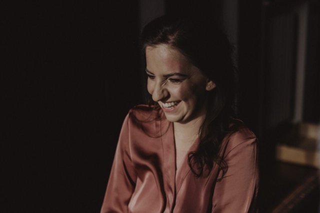 Ritratto sposa con sorriso