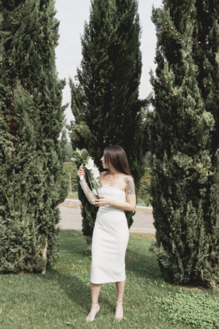 Ritratto sposa in location