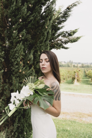 Sguardo verso il bouquet